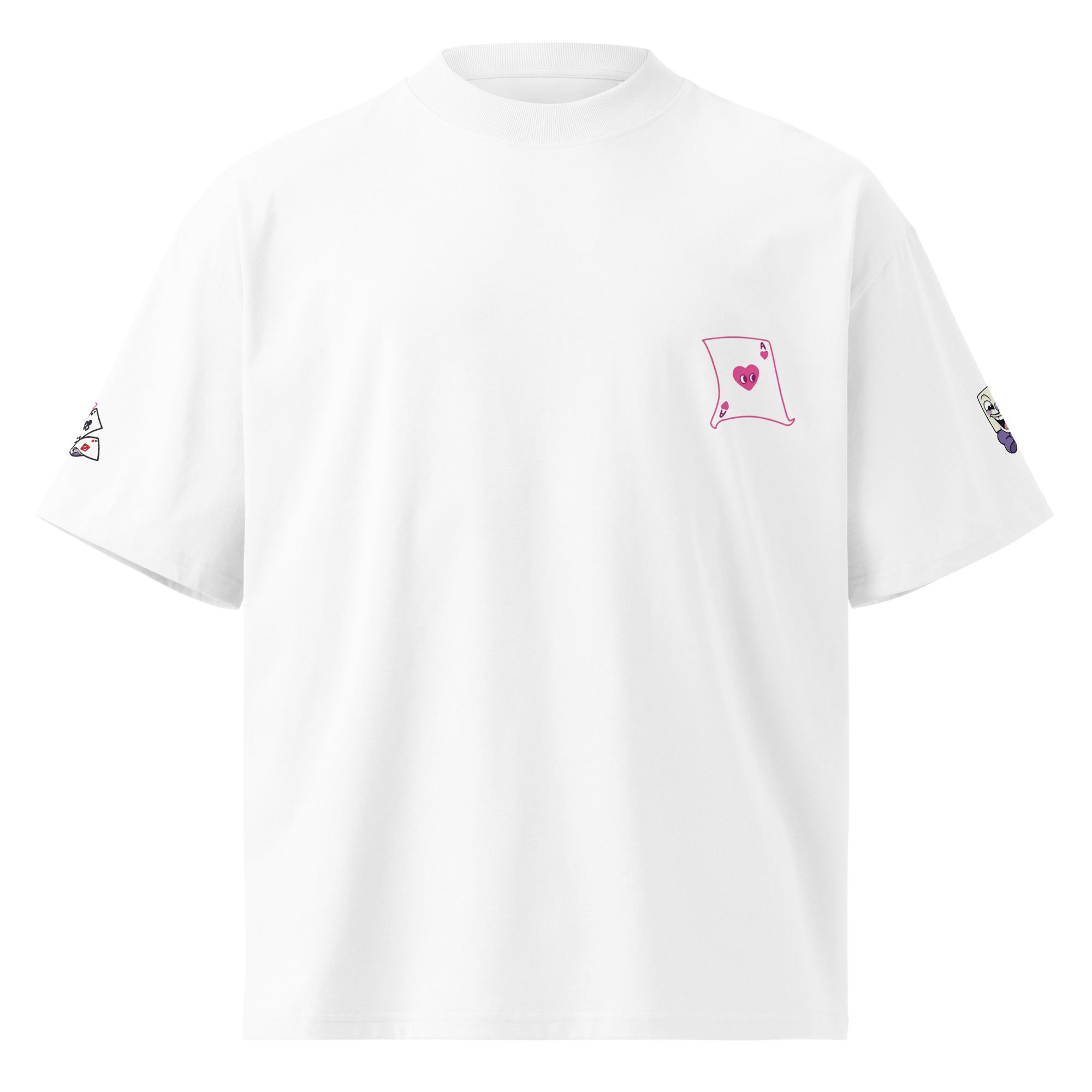 King Dice Unisex organic oversized high neck t-shirt - Image 45